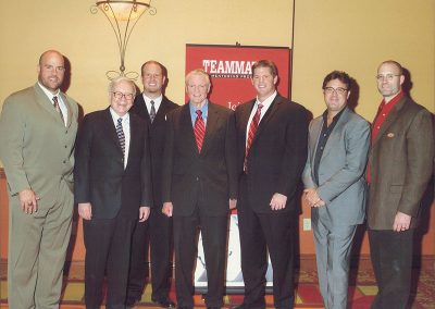 Warren Buffet, Zach Wiegert, Tom Osborne and friends